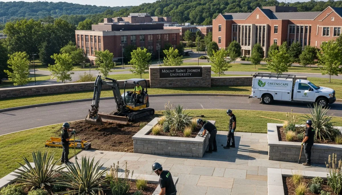 Landscaping service in Cincinnati, OH for custom outdoor design and yard maintenance