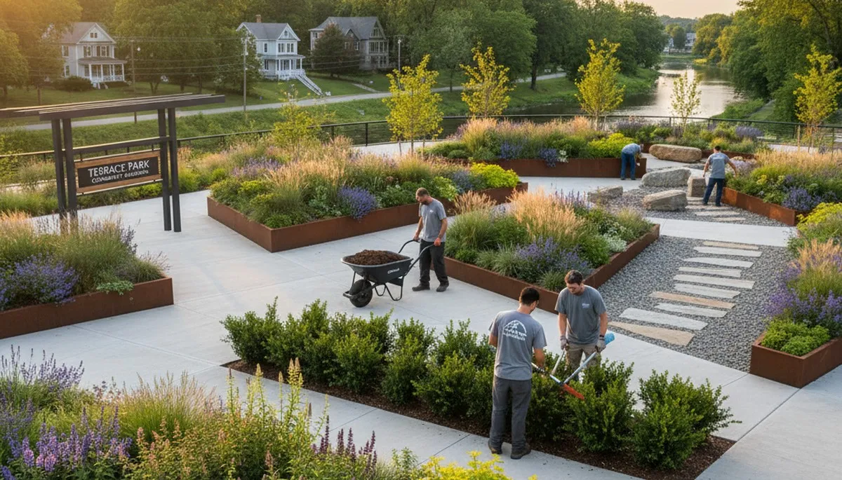 Landscape design team serving Cincinnati, OH for custom outdoor living spaces